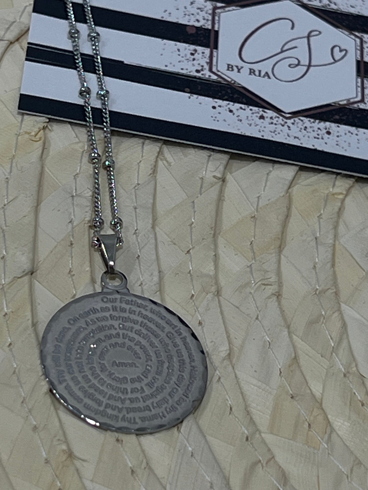 Padre Nuestro/Heavenly Father Necklace