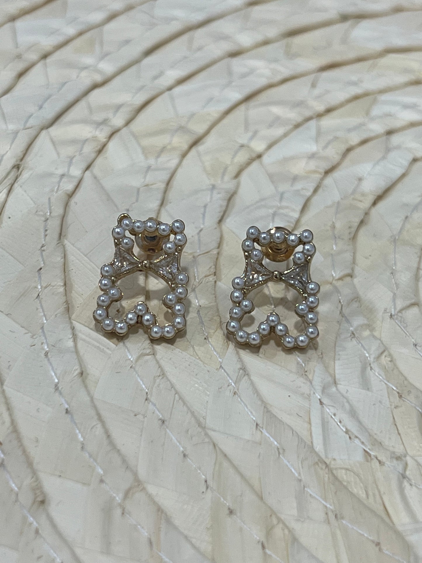 Bears & Pearls Earrings