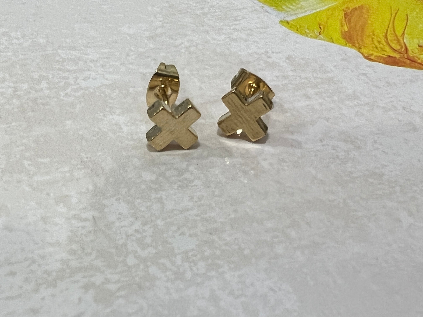 X Stud Earrings