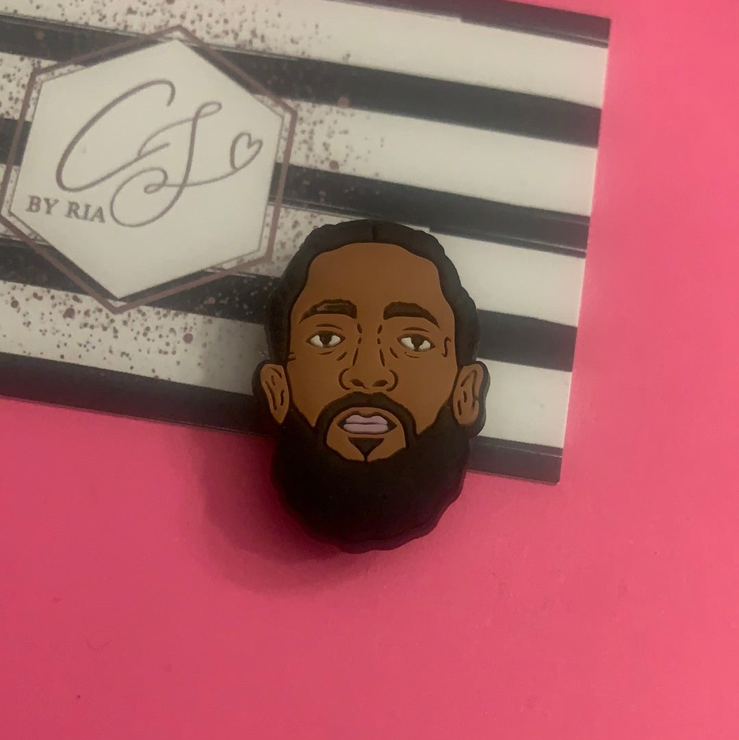 Biggie, Nipsey and Tupac Croc Charm