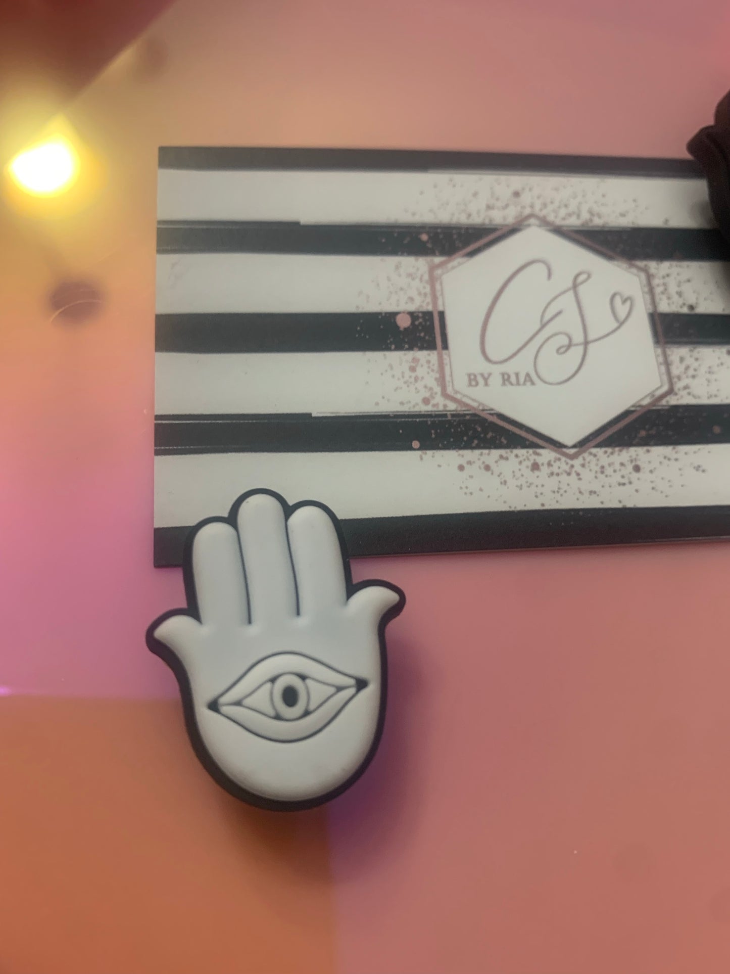 Hamsa Hand Croc Charm