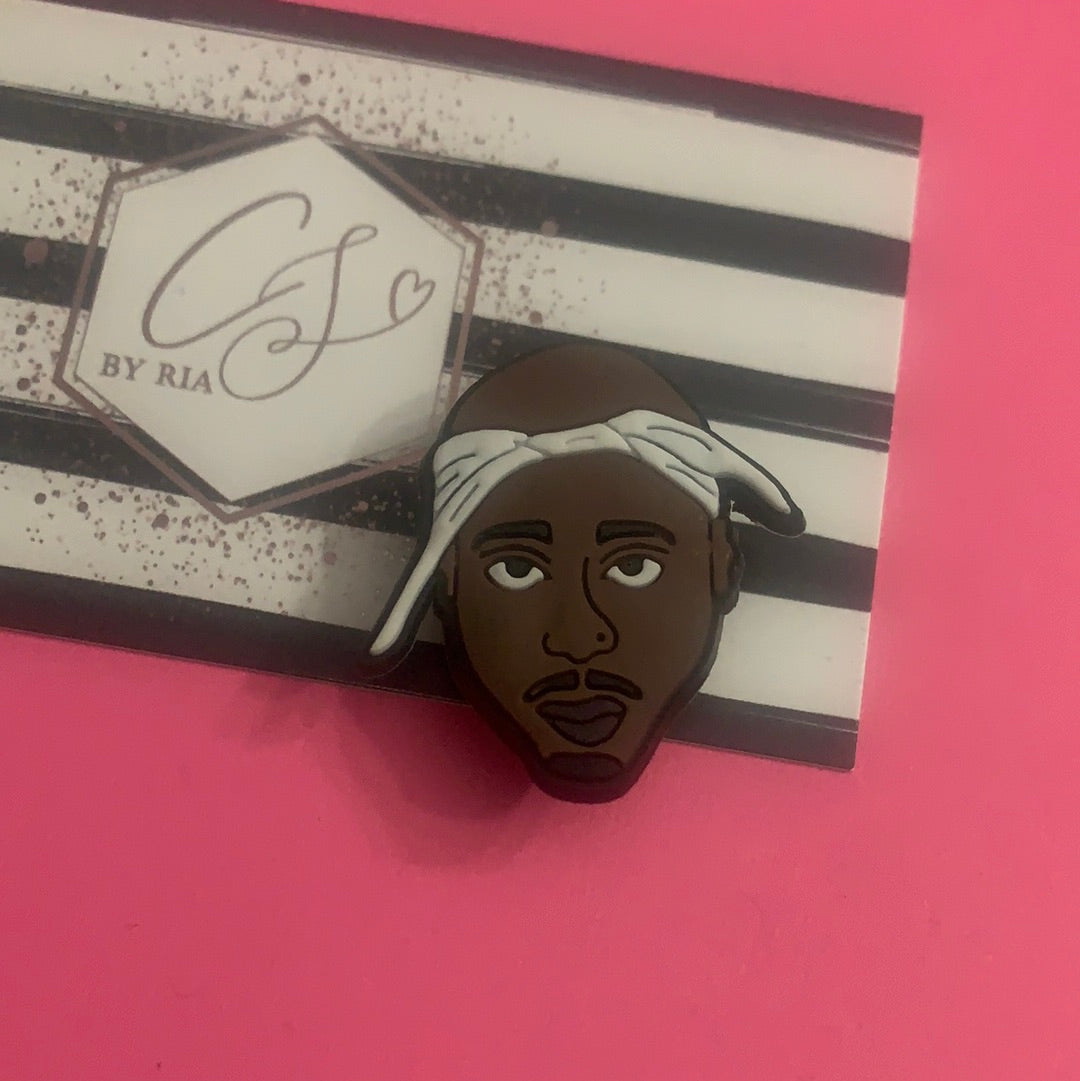Biggie, Nipsey and Tupac Croc Charm