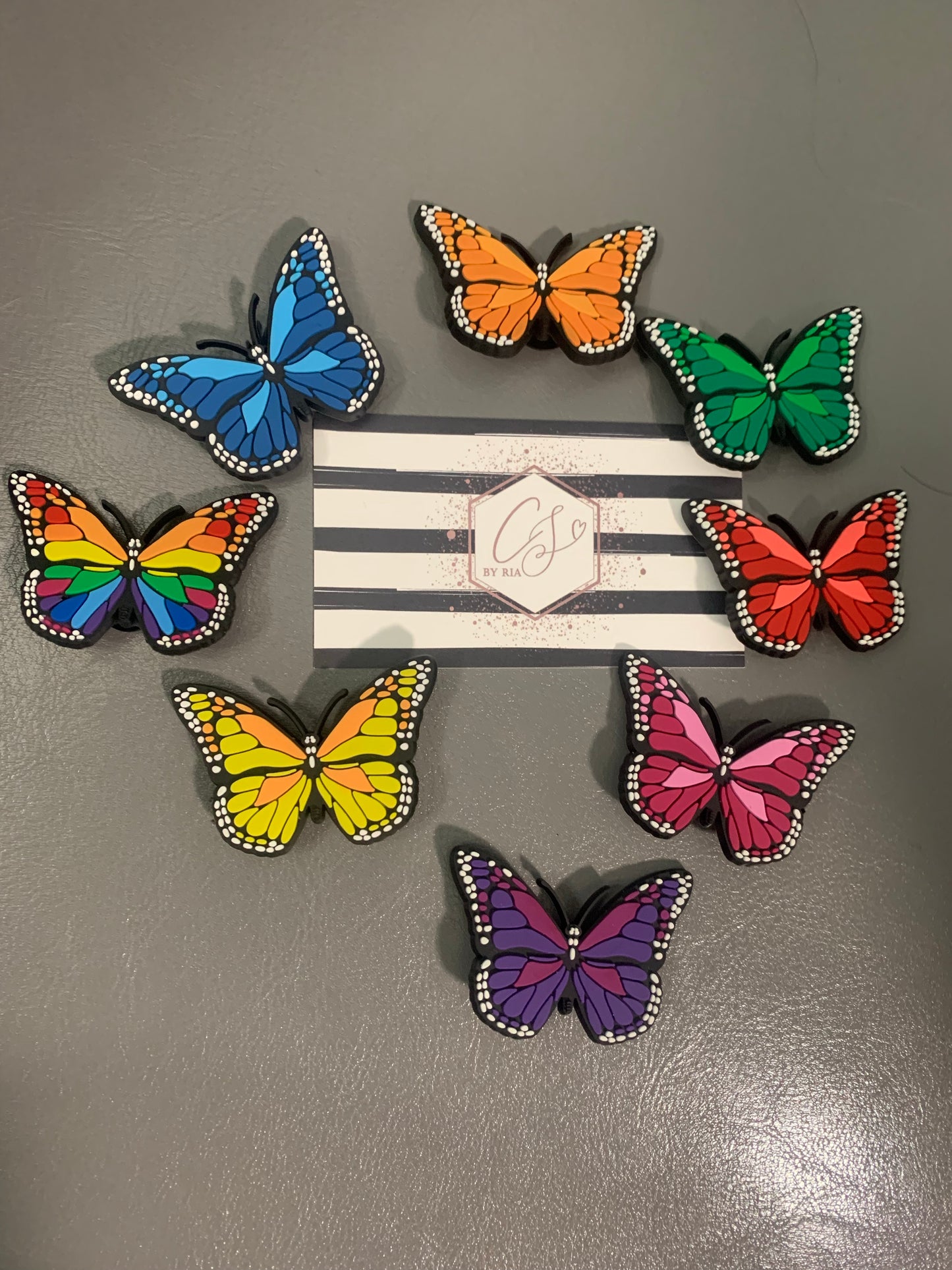 Large Butterfly Croc/Shoe Charms