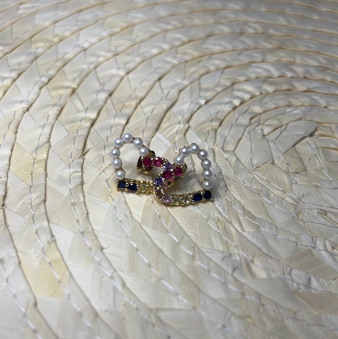 Pearls to my Heart Earrings