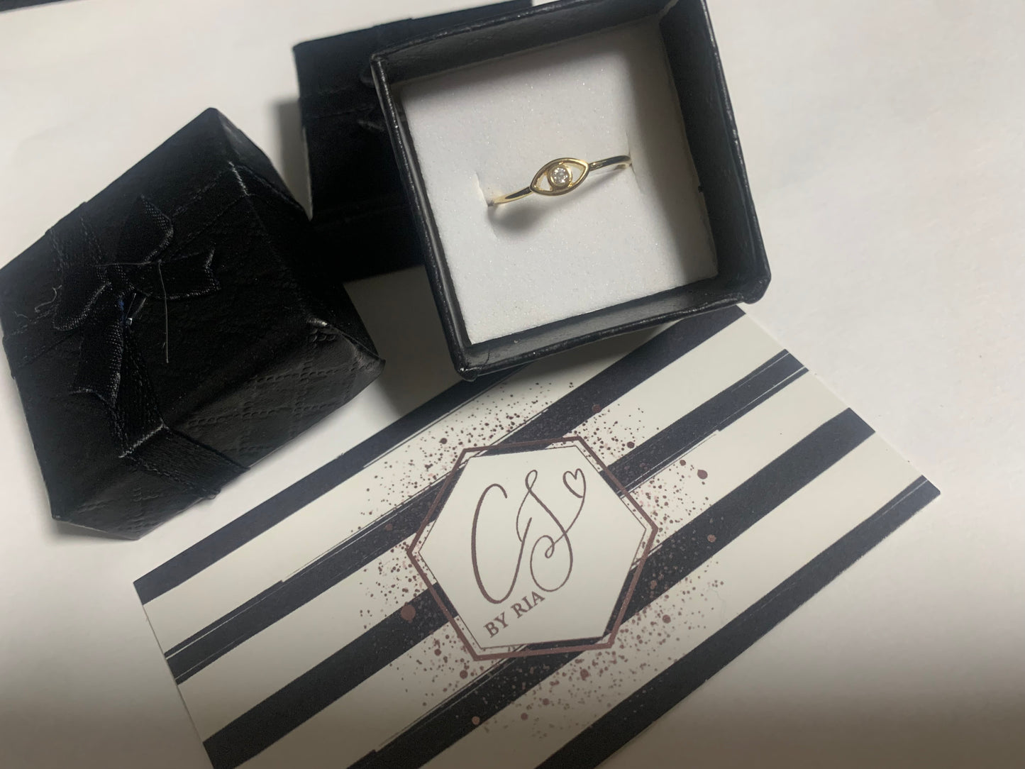 Dainty Evil Eye Ring
