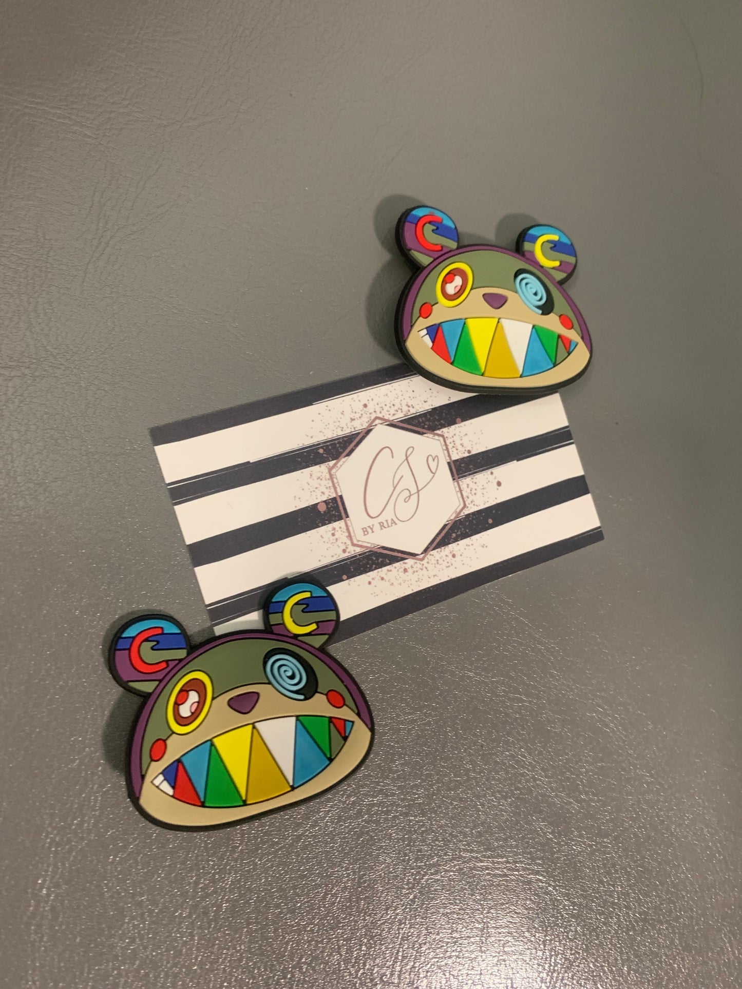 Takashi Murakami Bear Shoe Charms