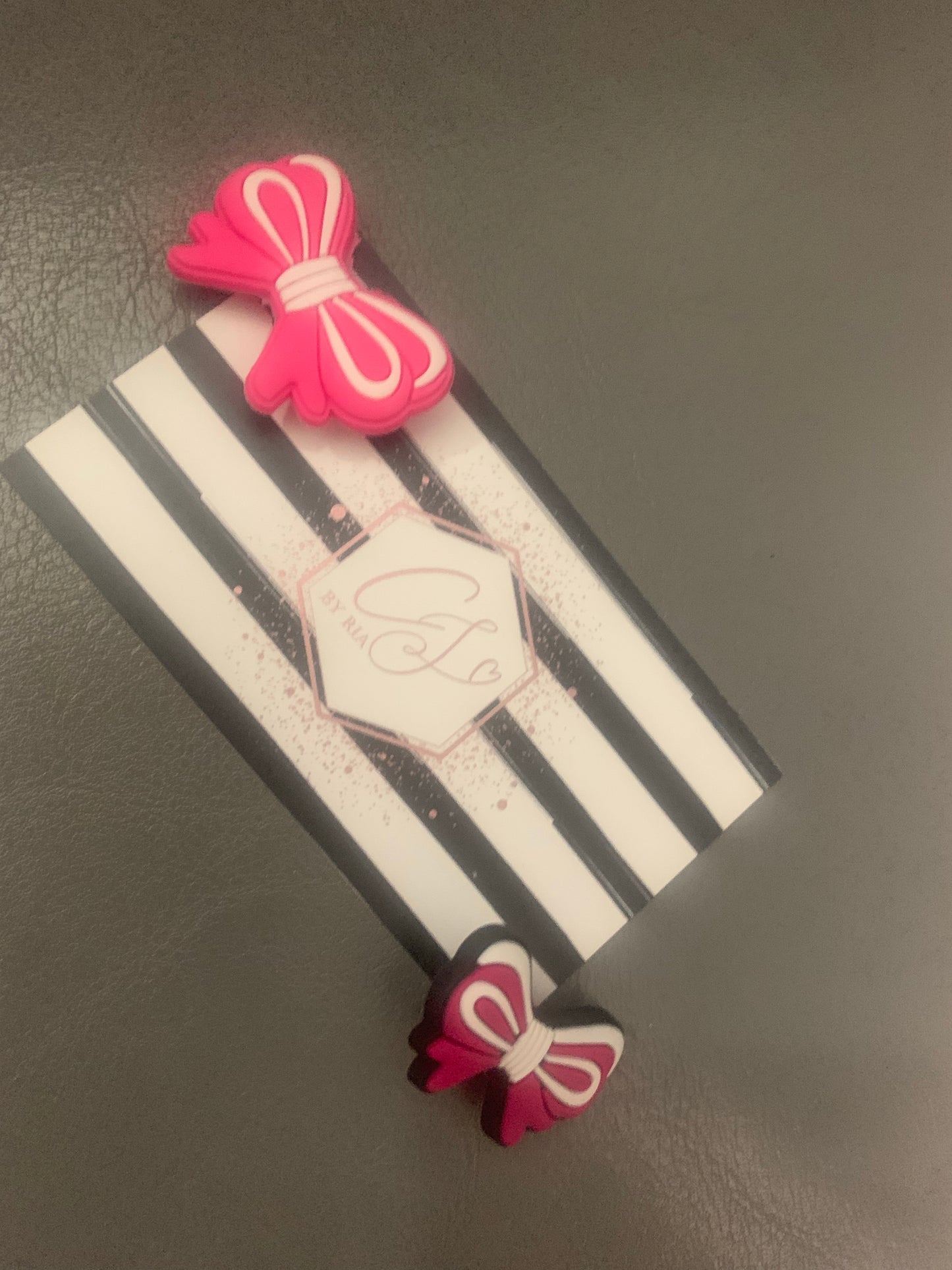 Pink Bow Croc/Shoe Charm