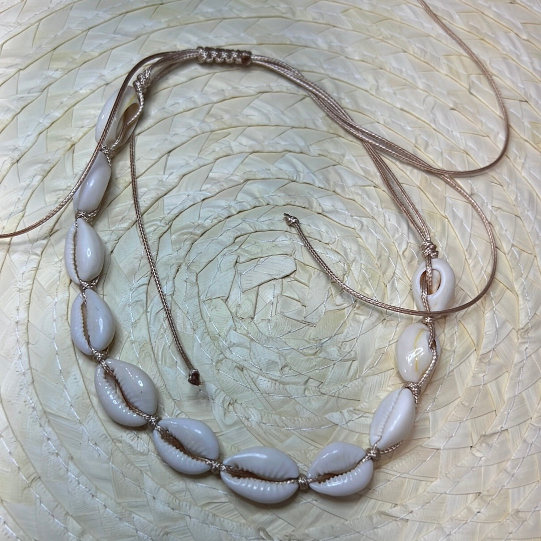 She Sells Seashells by the Seashore Adjustable Necklace