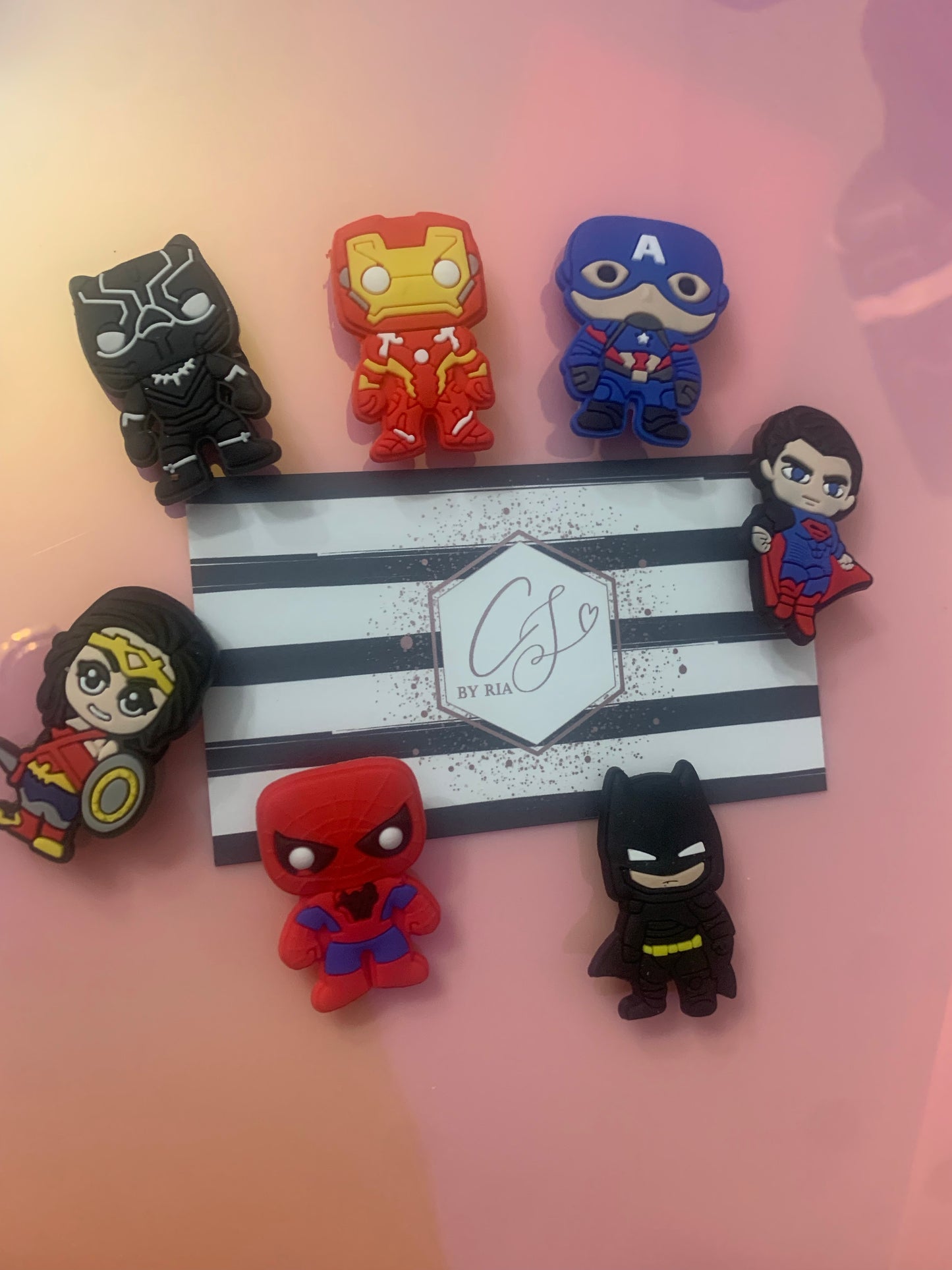Superhero Croc Charms