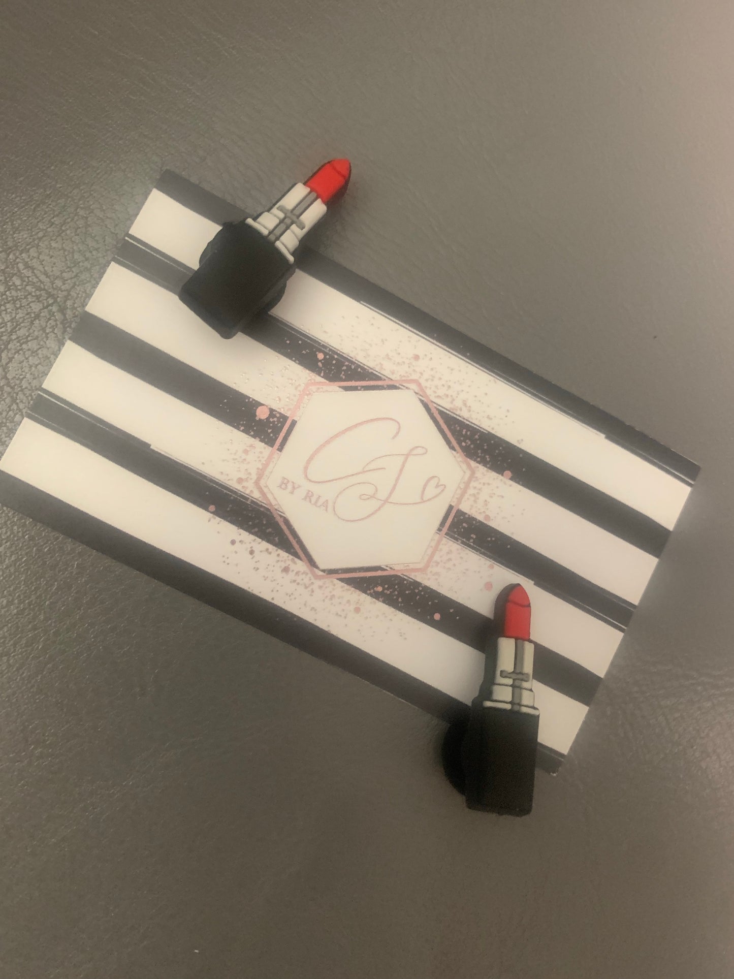 Red Lipstick Croc/Shoe Charm