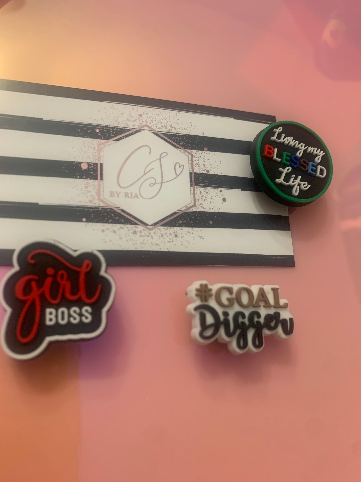 Girly Croc Charms