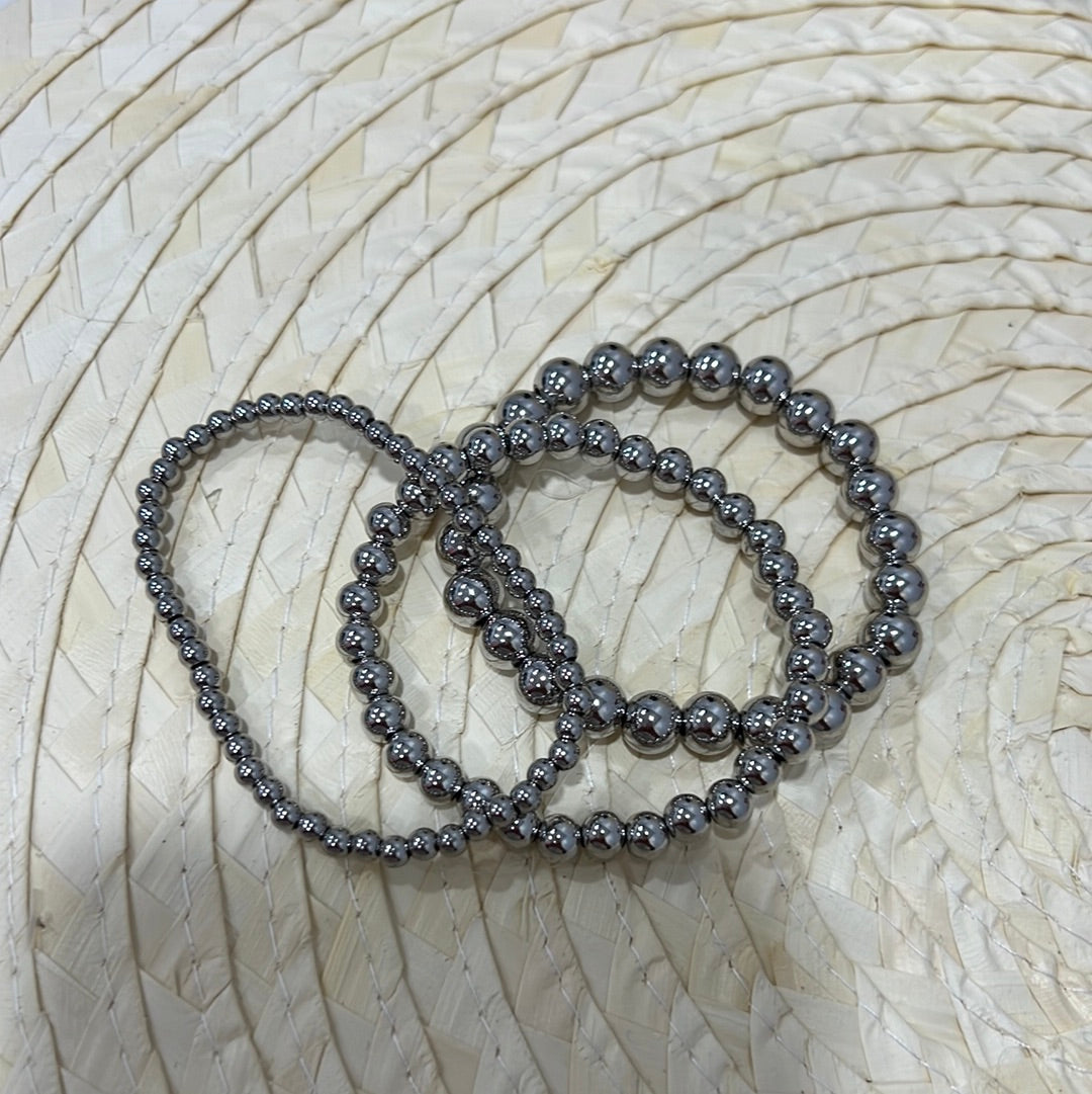 Gold Beaded Adjustable Bracelets