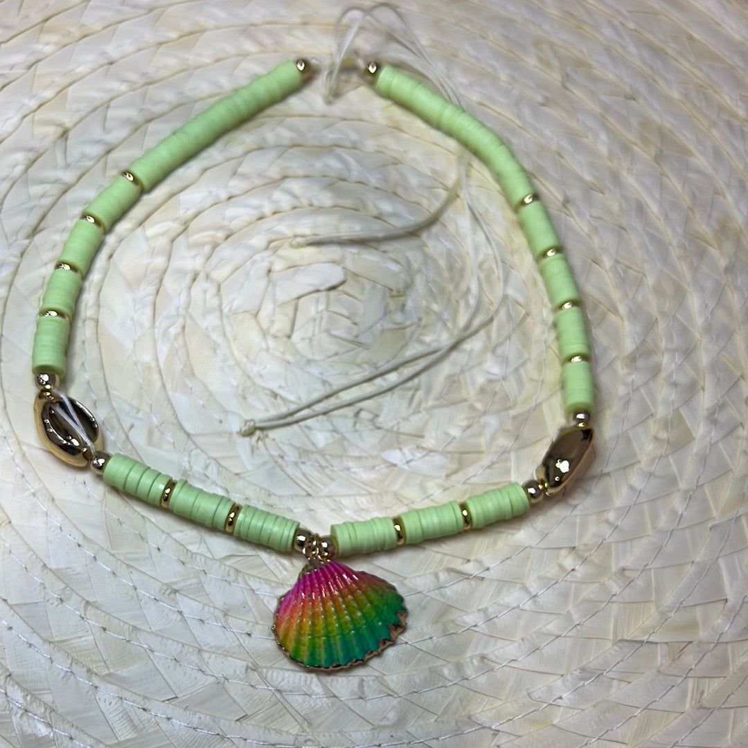 She Sells Seashells by the Seashore Adjustable Necklace