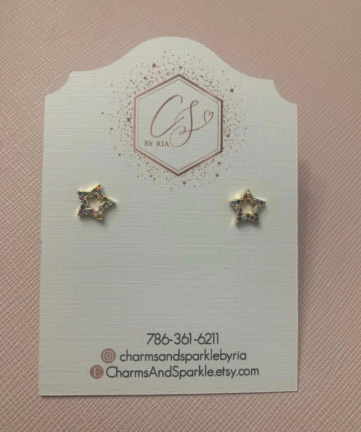 Colorful Stud Earrings