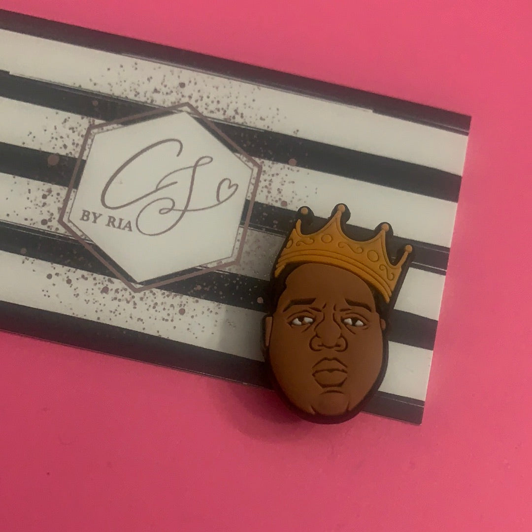 Biggie, Nipsey and Tupac Croc Charm