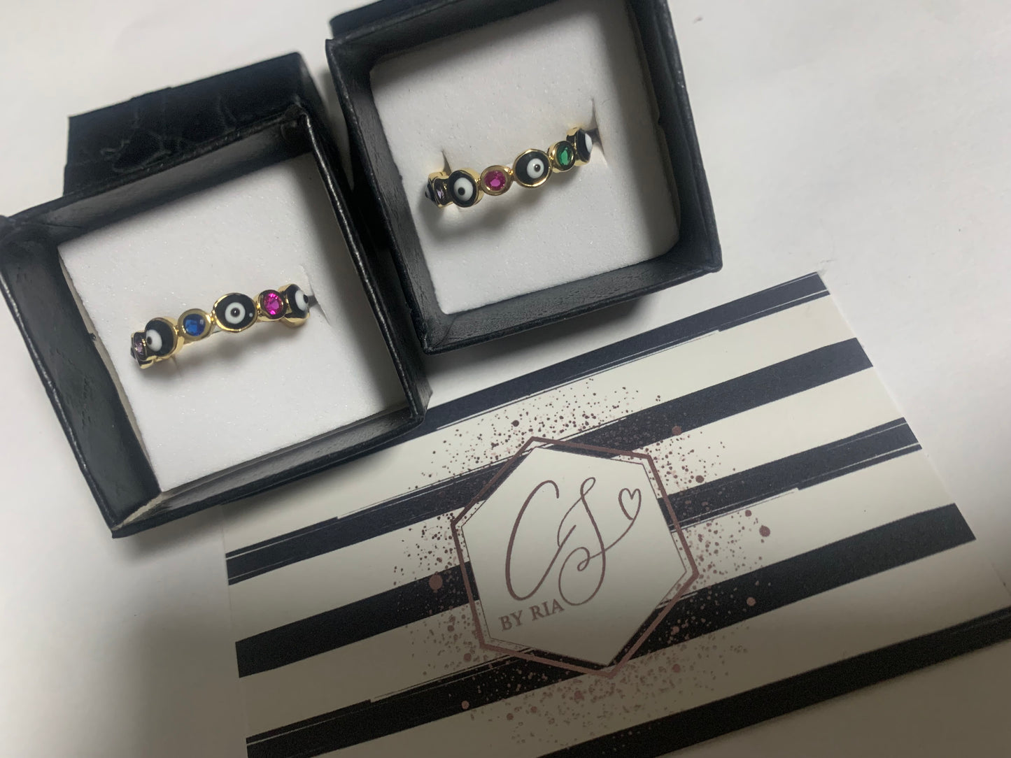 Colorful Evil Eye Ring