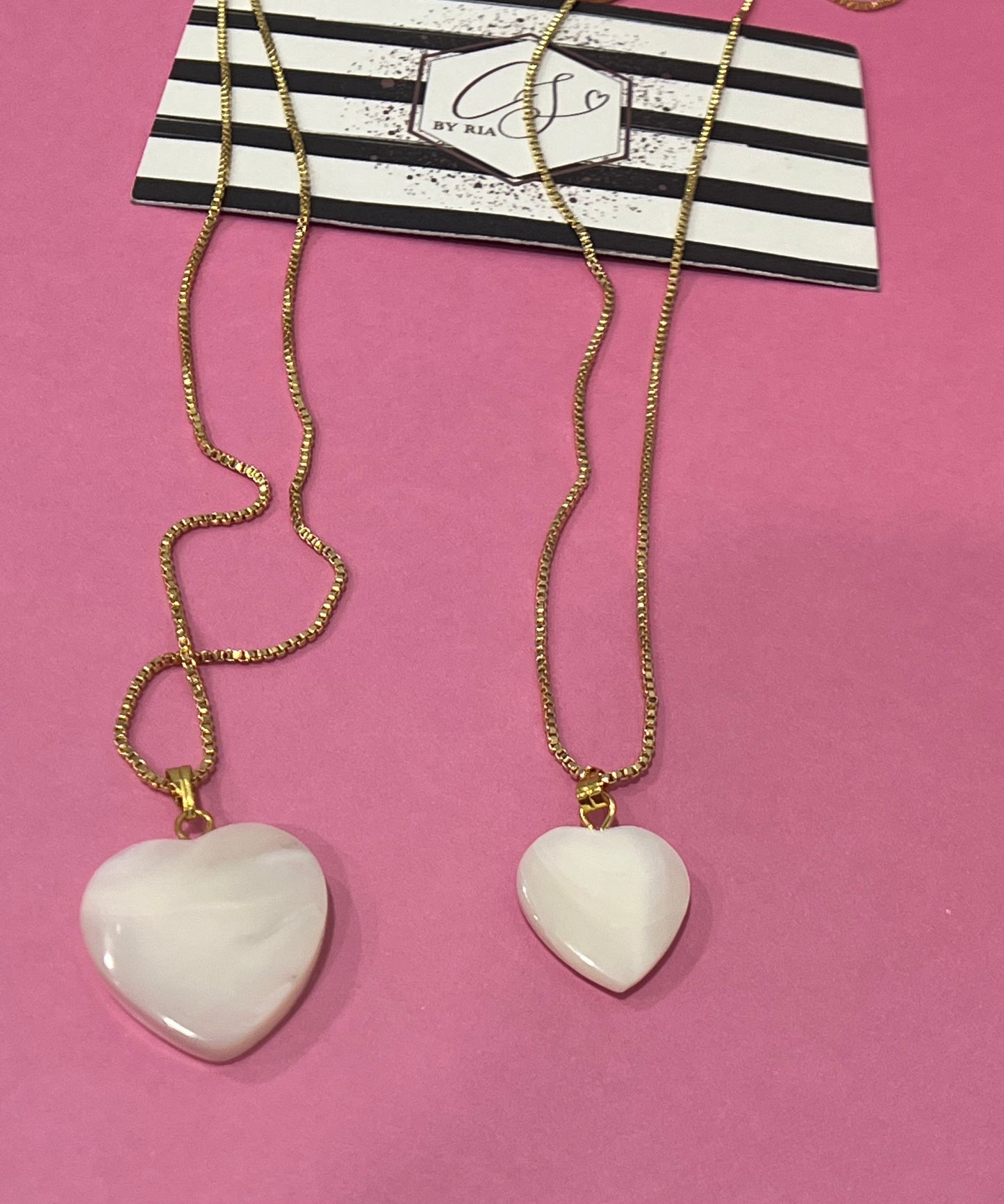 Nacar Heart Necklace