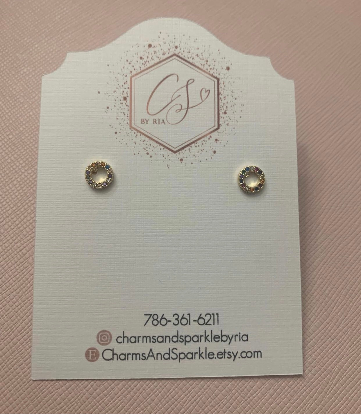 Colorful Stud Earrings