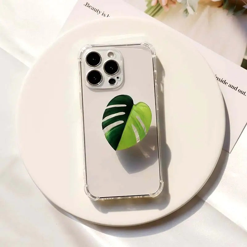 Monstera Leaf Phone Grip/Pop socket