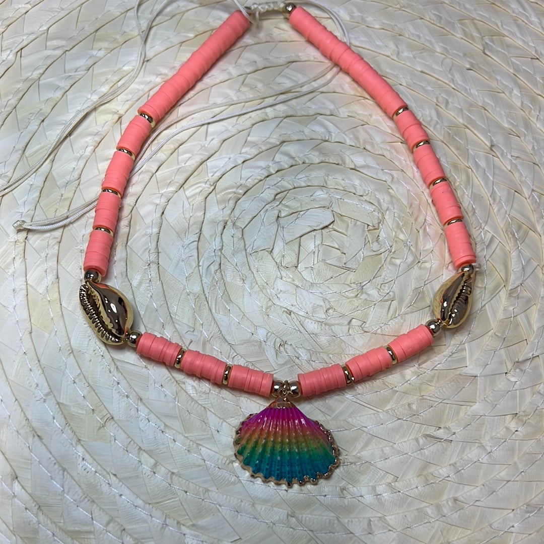 She Sells Seashells by the Seashore Adjustable Necklace