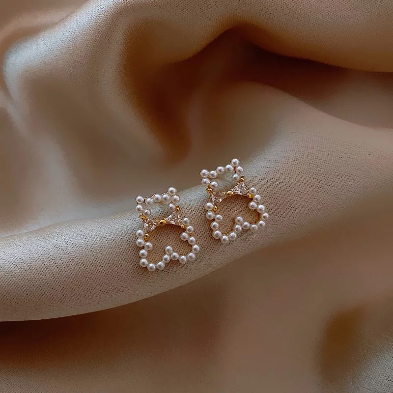 Bears & Pearls Earrings