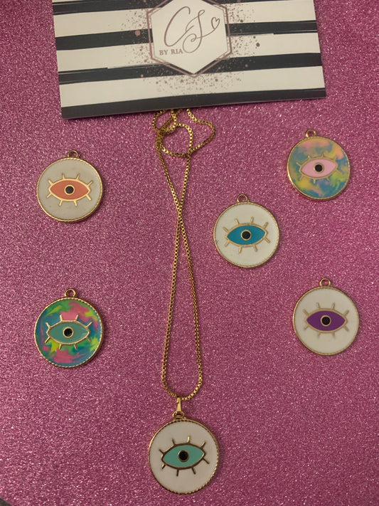 Evil Eye Summer Necklace