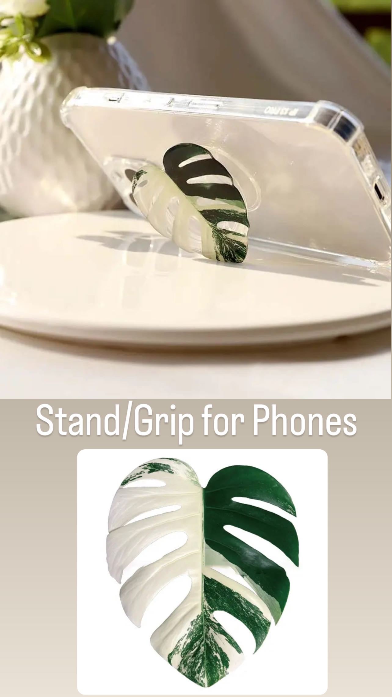 Monstera Leaf Phone Grip/Pop socket