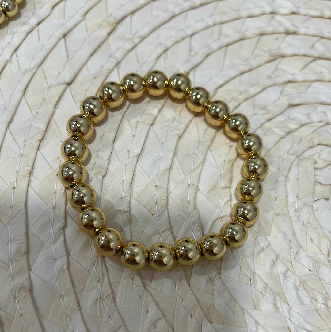 Gold Beaded Adjustable Bracelets